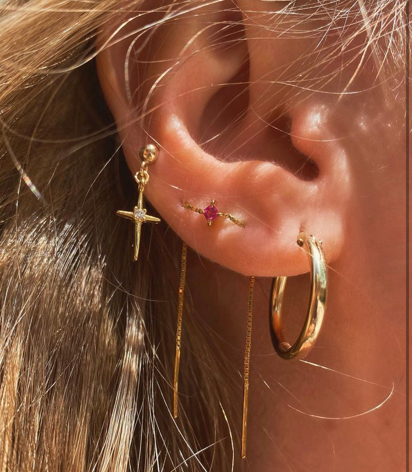 ⟢ Platte Hoops 