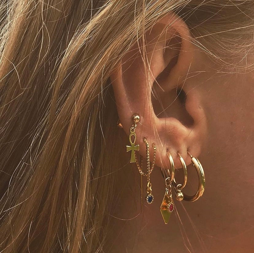 ☥ Ankh stud Earring