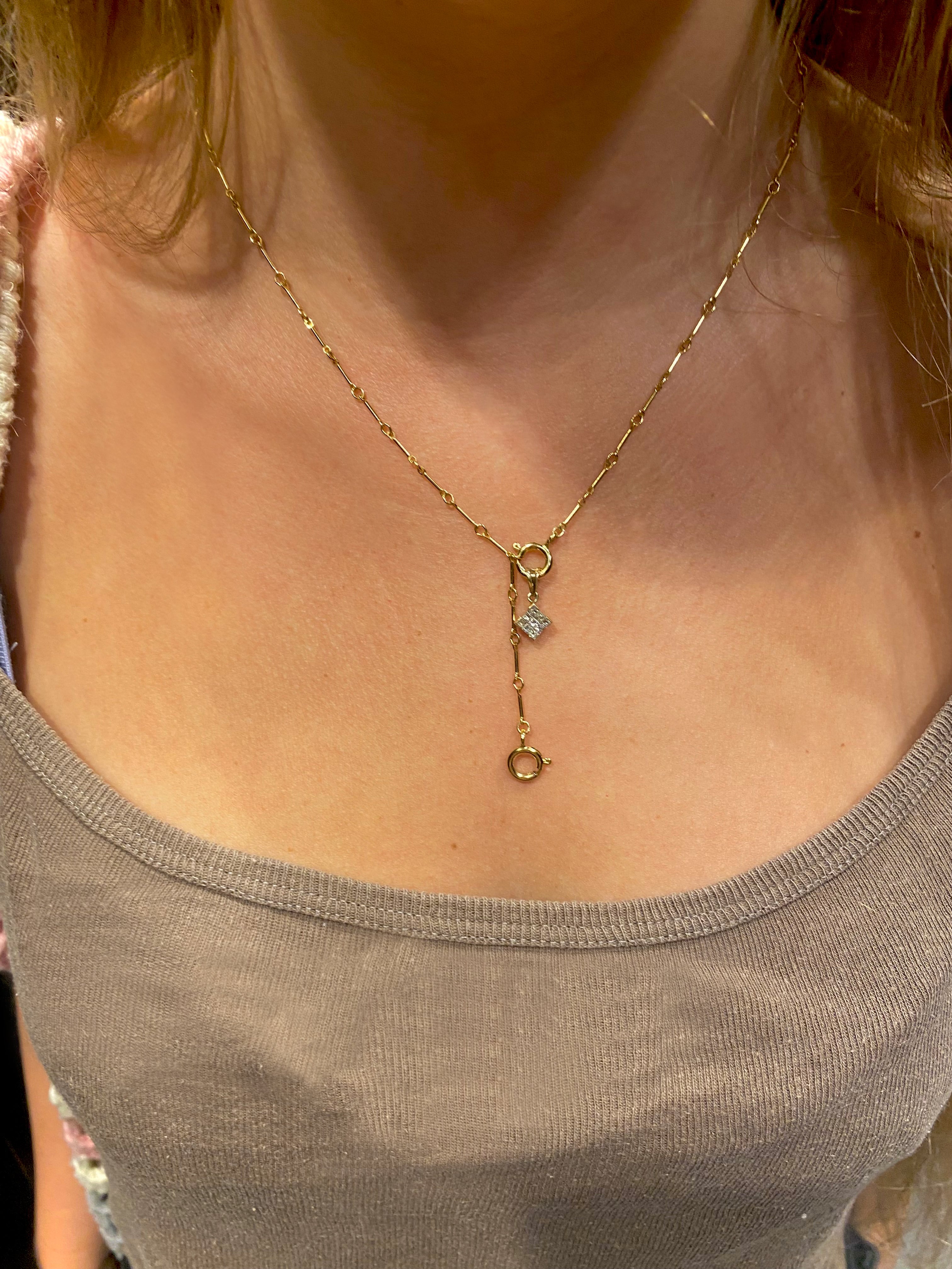 ⫘ Keep It Together Lariat Necklace