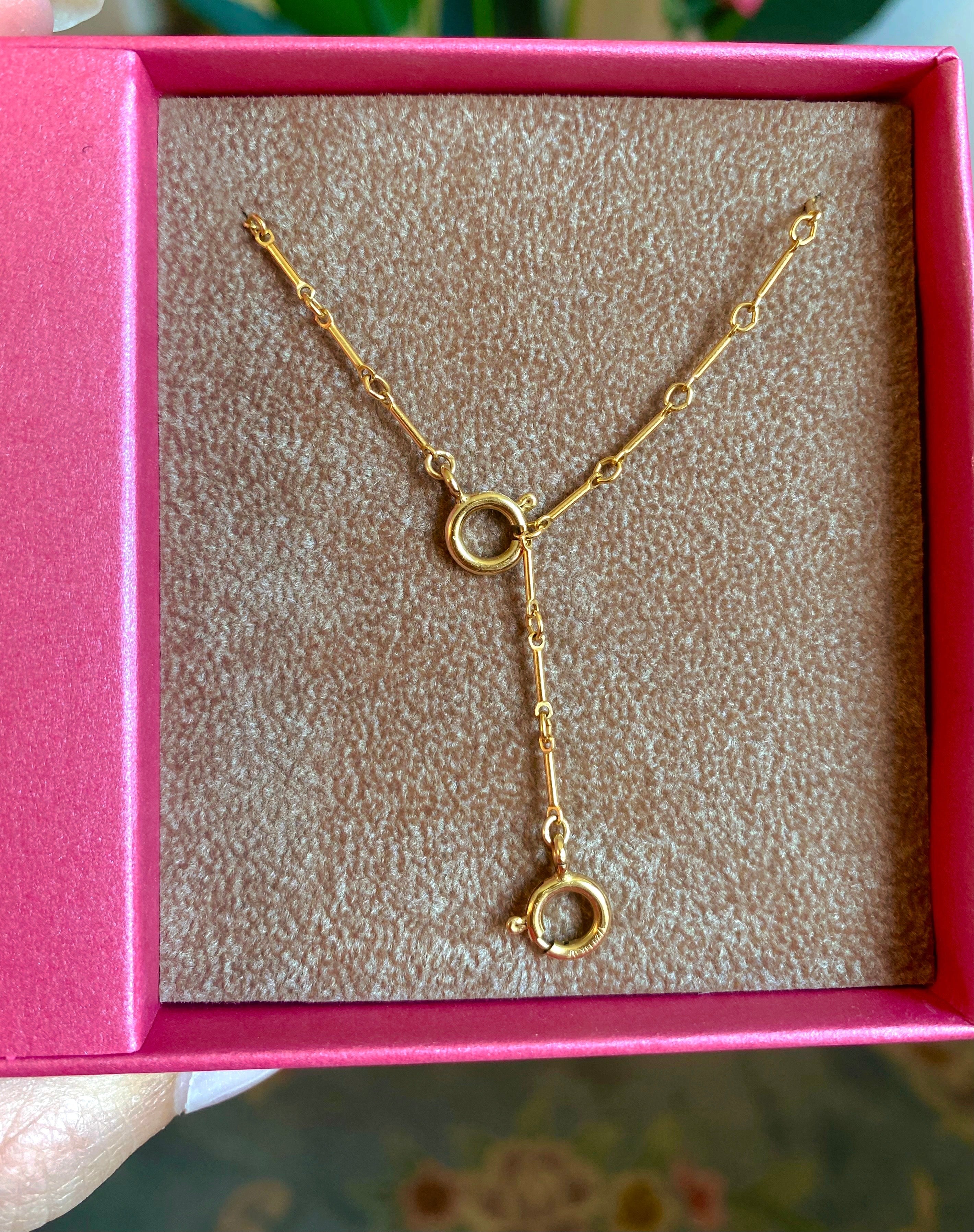 ⫘ Keep It Together Lariat Necklace