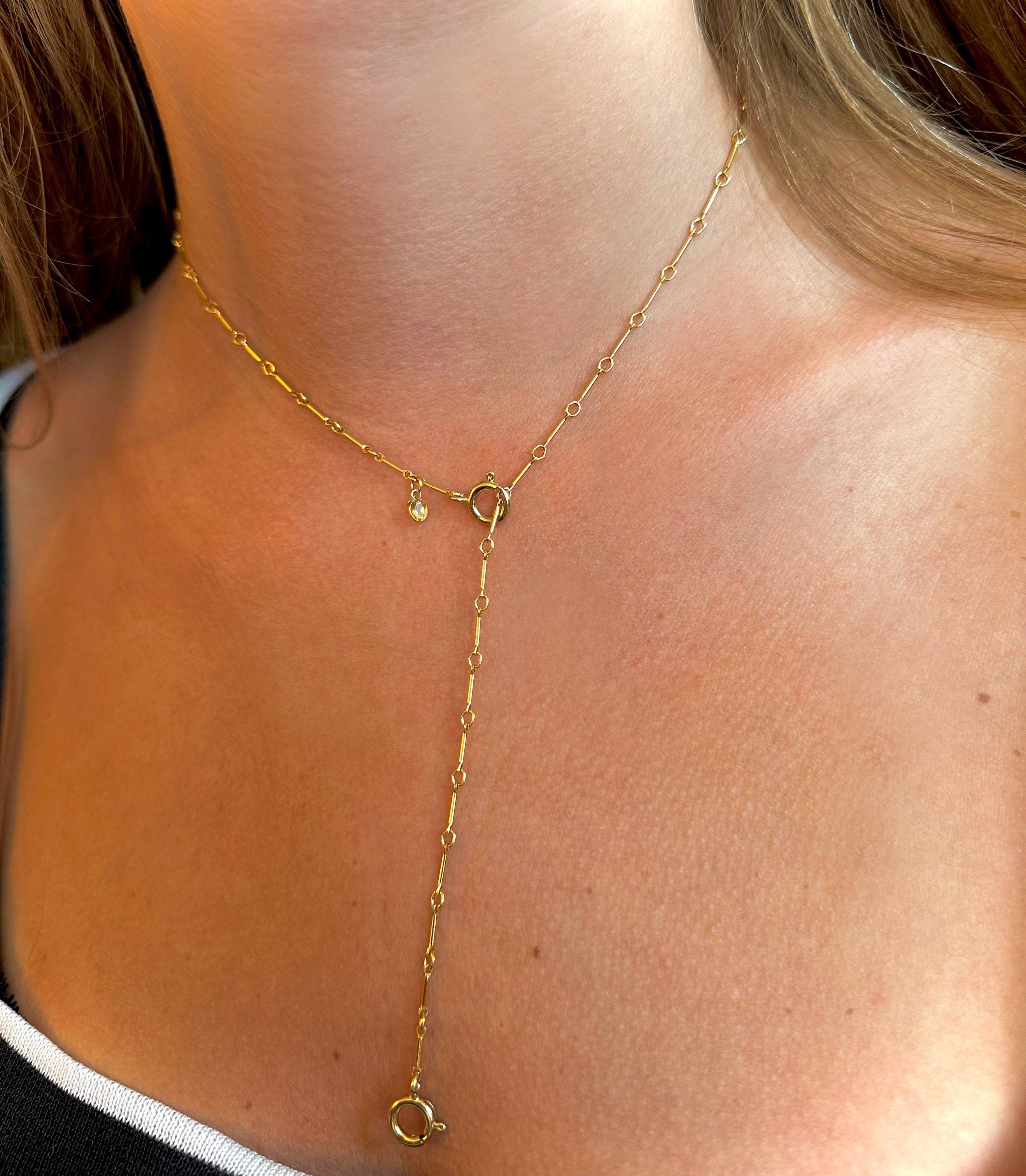 ⫘ Keep It Together Lariat Necklace