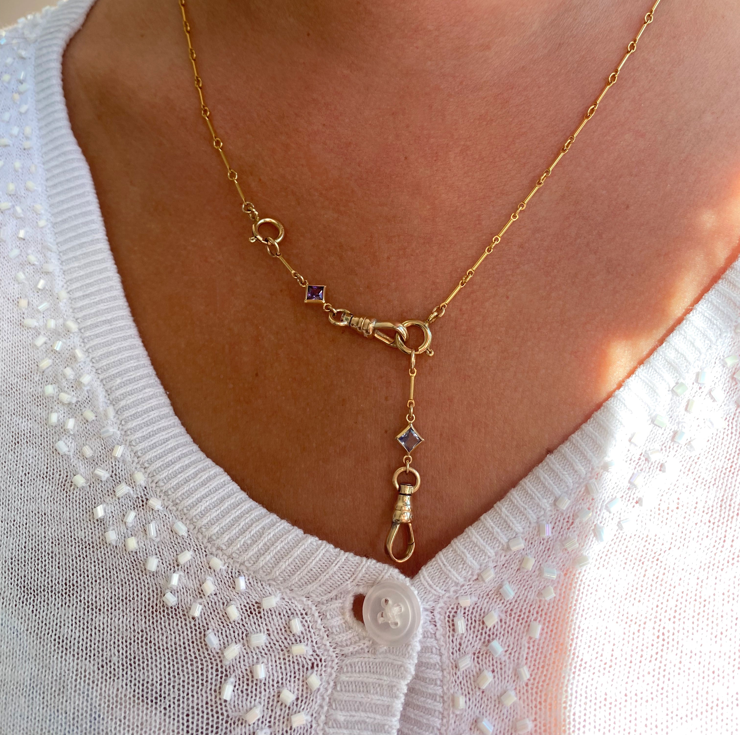 ⫘ Keep It Together Lariat Necklace