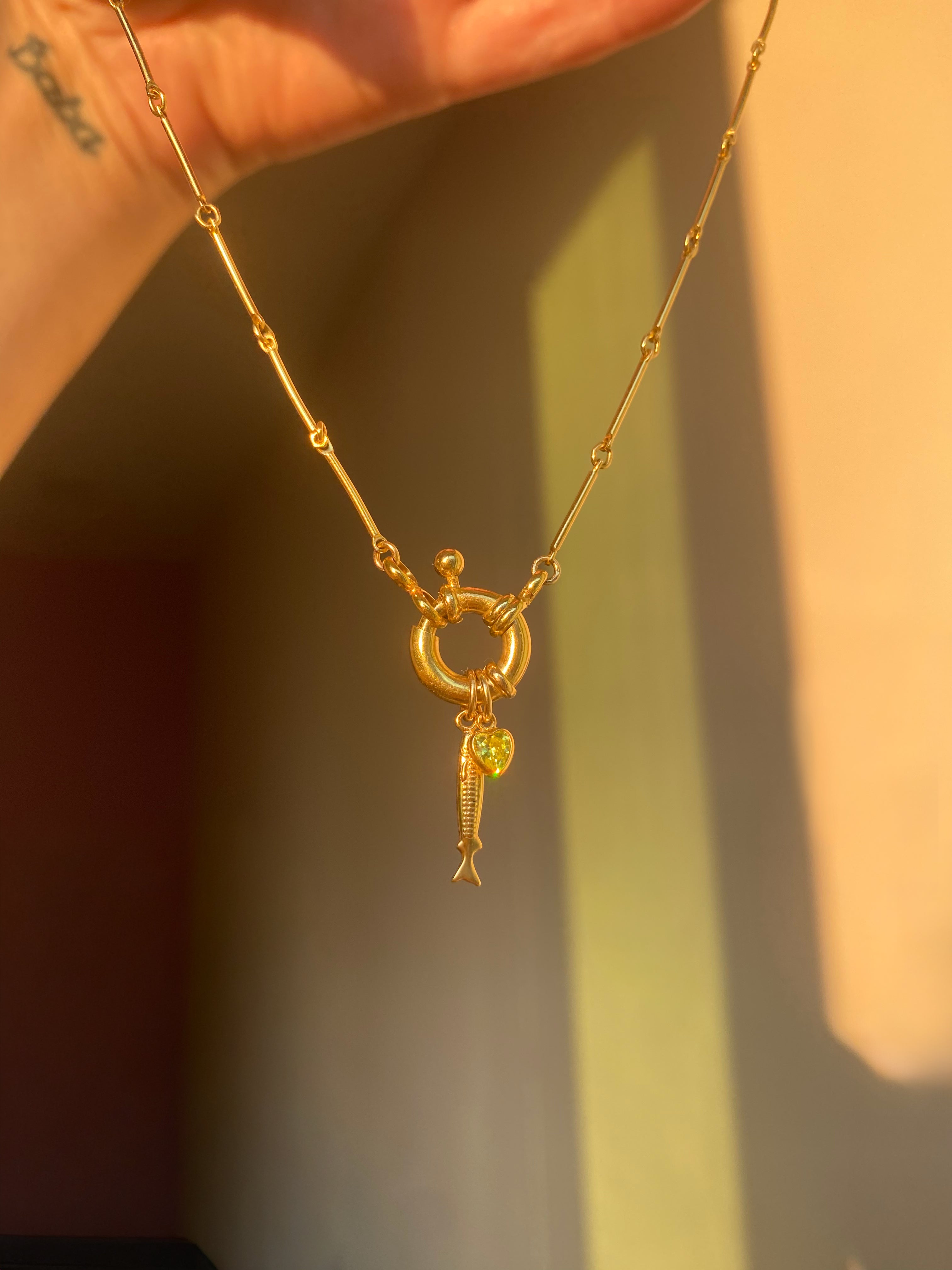 𓏲ּ𝄢 Georgiana Sailor Clasp Necklace