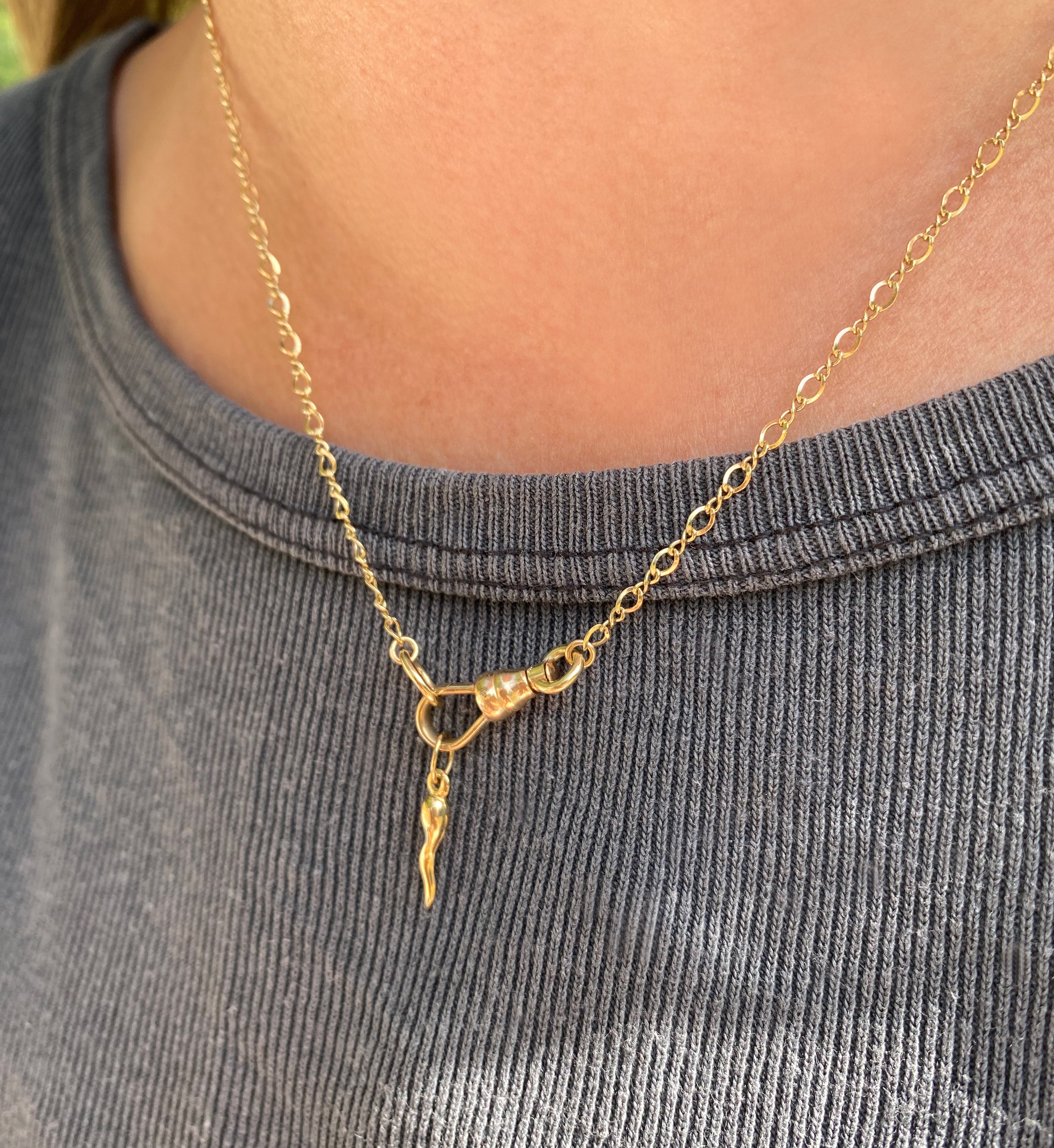 𓏲ּ𝄢 Augusta Watch Chain Necklace