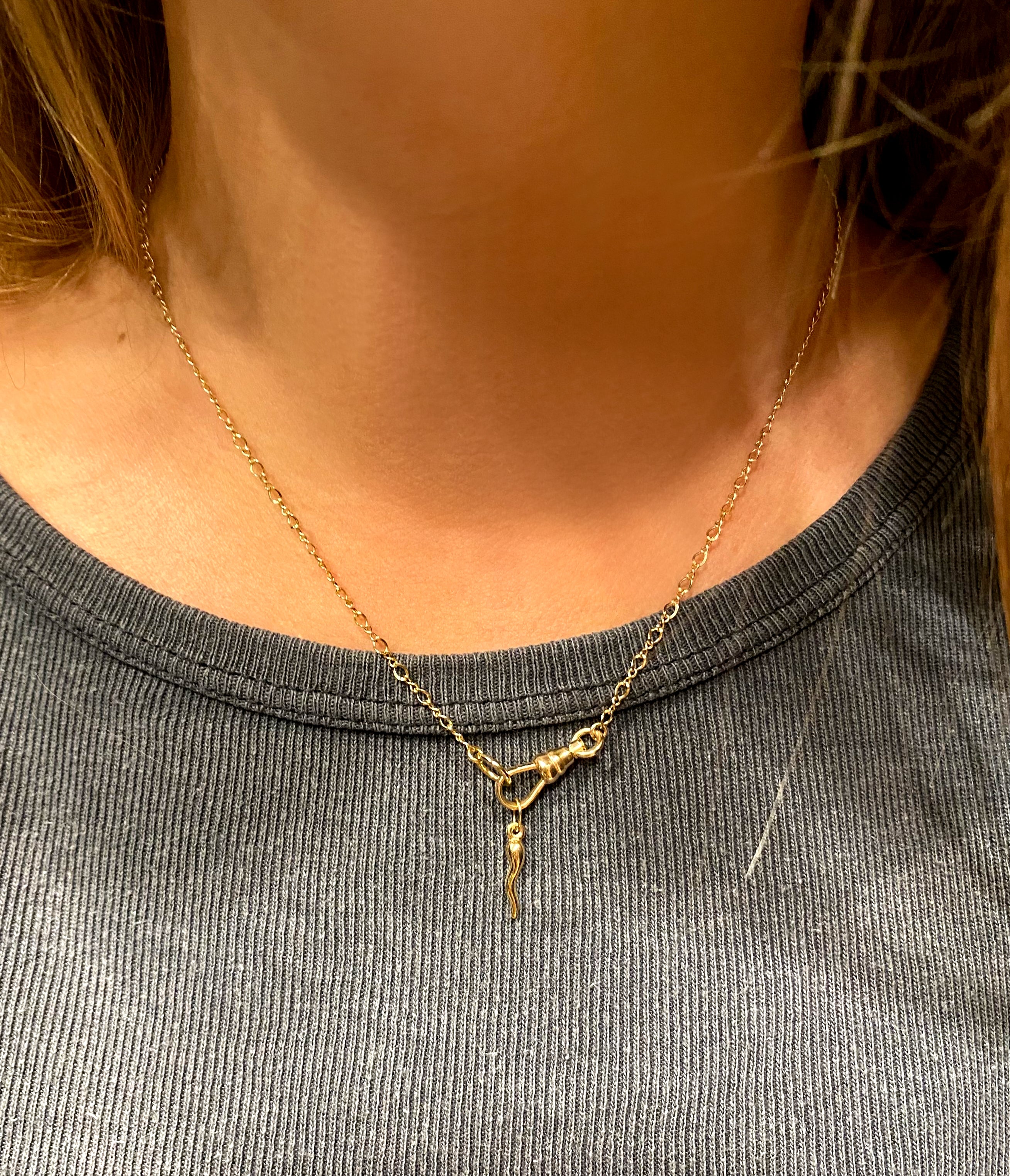 𓏲ּ𝄢 Augusta Watch Chain Necklace