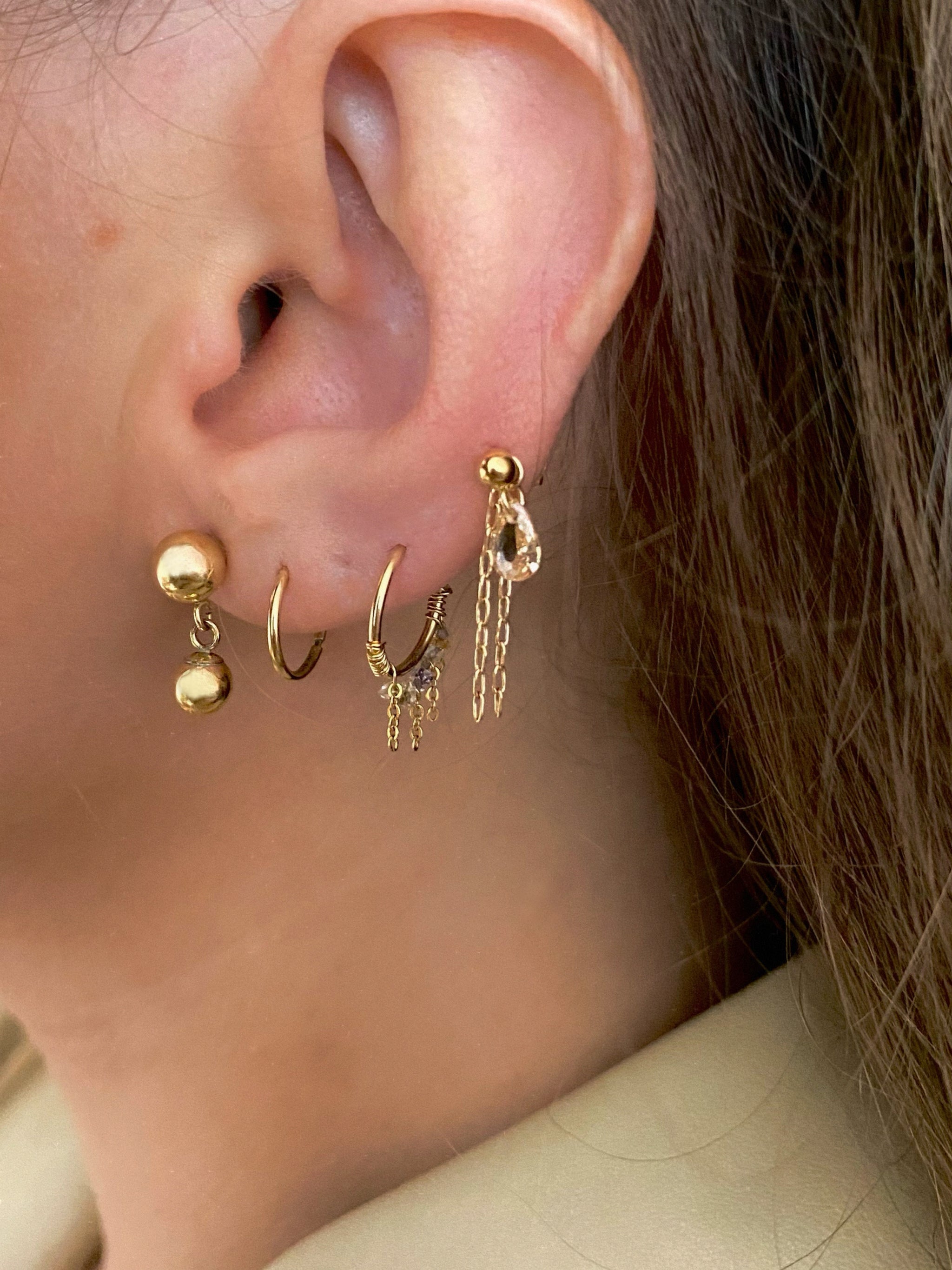 ⸰ Classic Drop Ball Studs