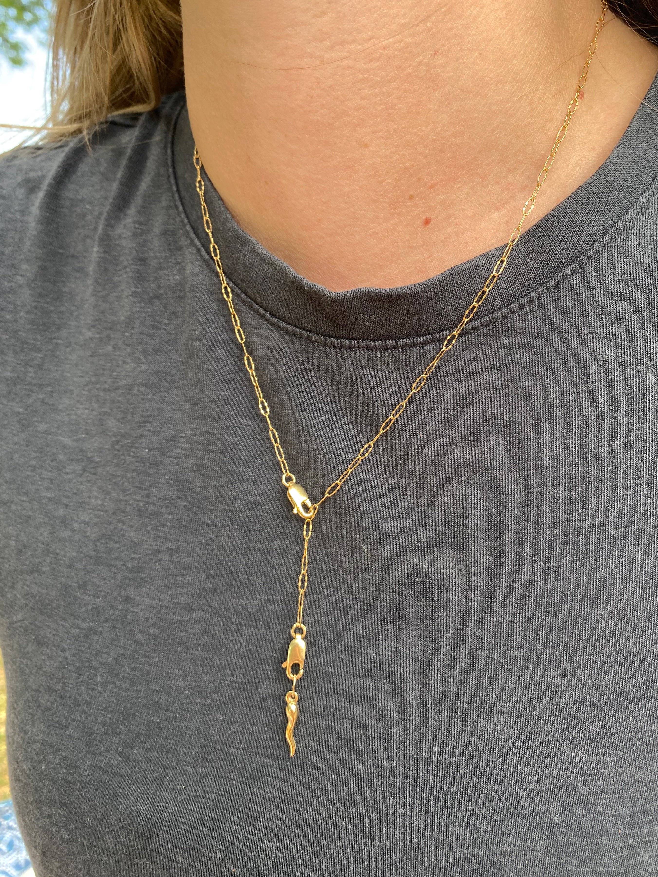 𓏲ּ𝄢 Josephine Signature Link Necklace