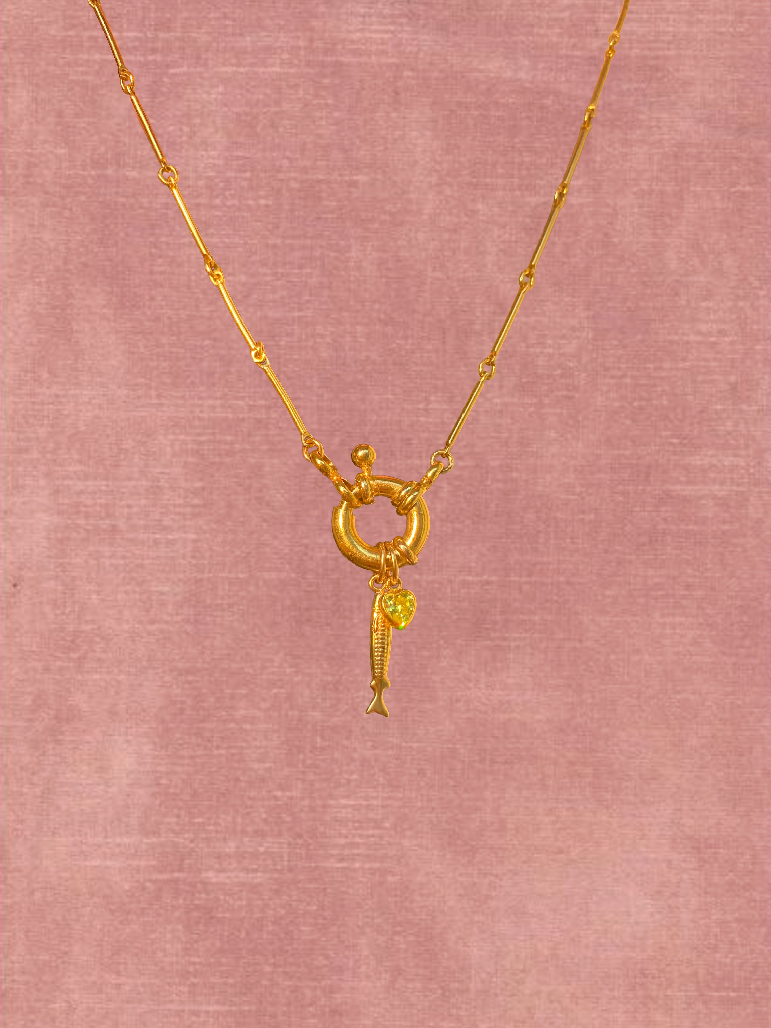 𓏲ּ𝄢 Georgiana Sailor Clasp Necklace