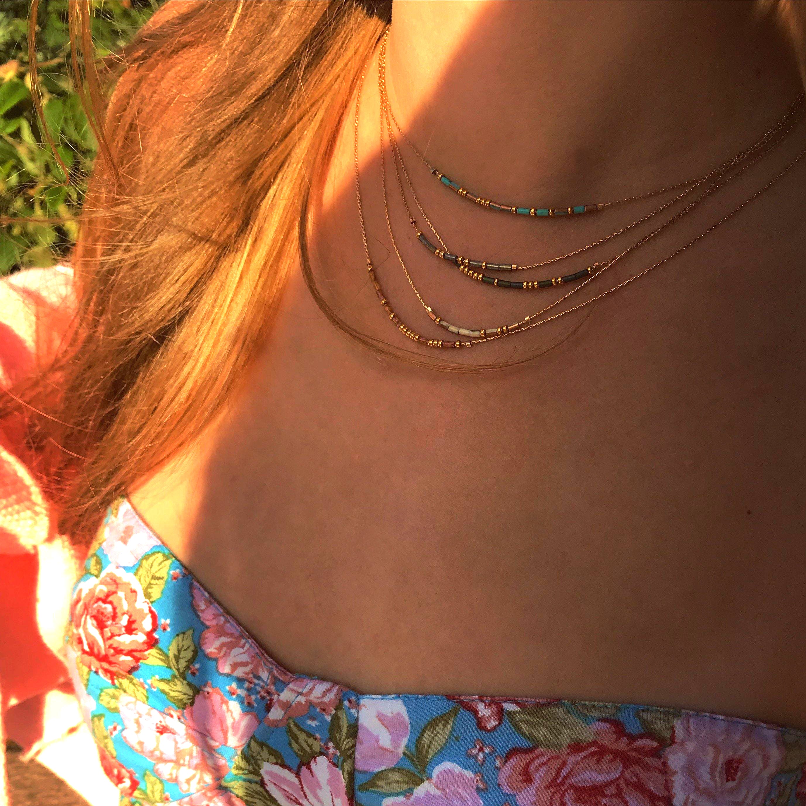 ❀ Minimalistische Morsecode Ketting - gepersonaliseerd