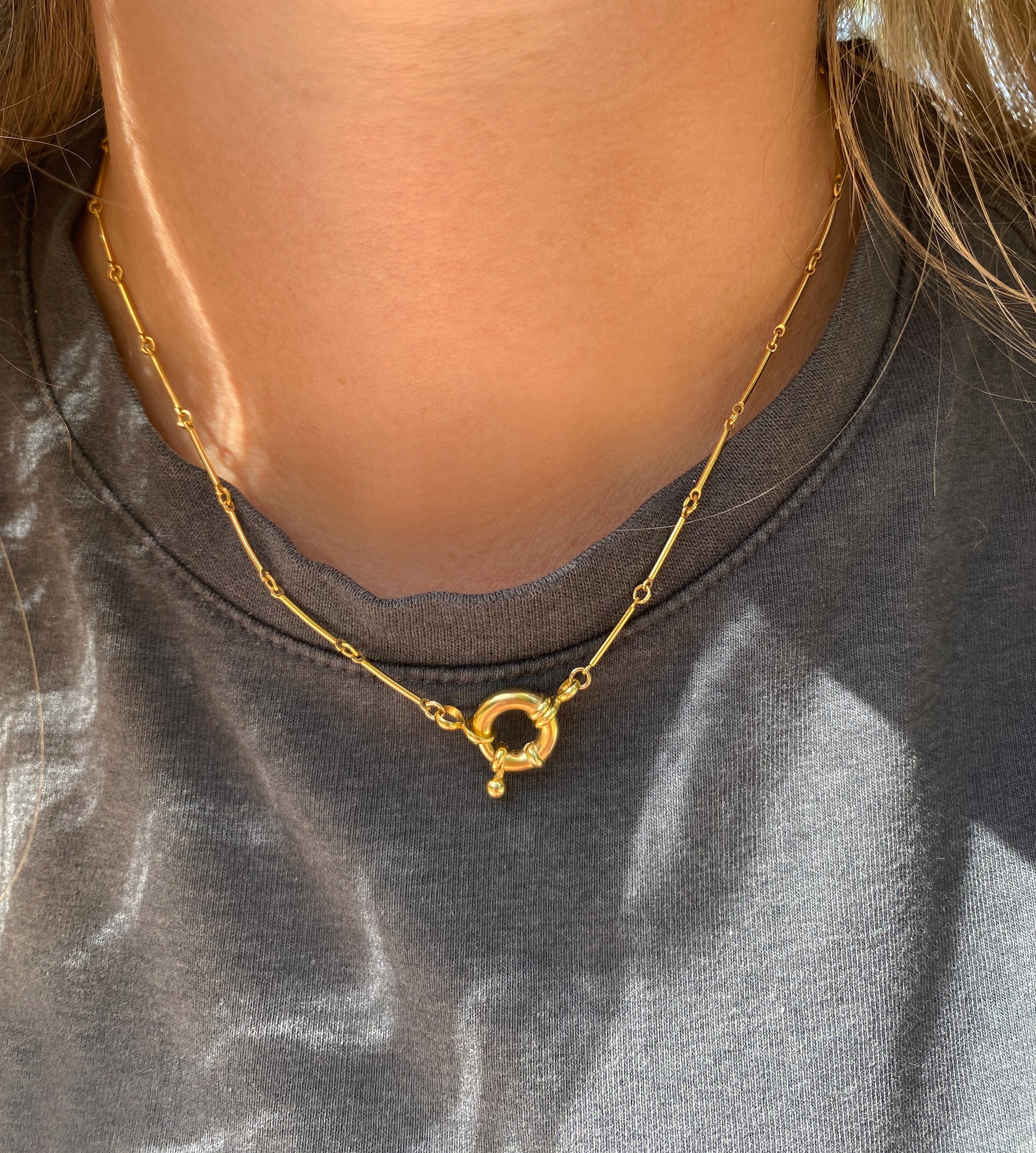 𓏲ּ𝄢 Georgiana Sailor Clasp Necklace