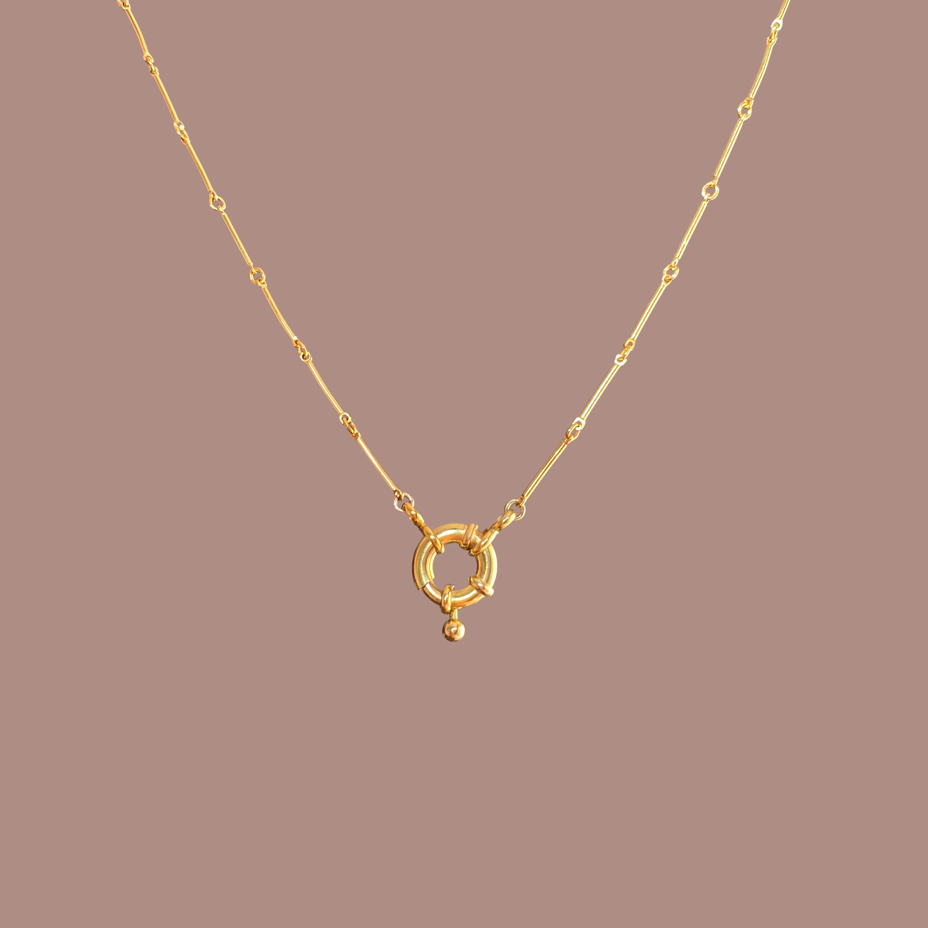𓏲ּ𝄢 Georgiana Sailor Clasp Necklace