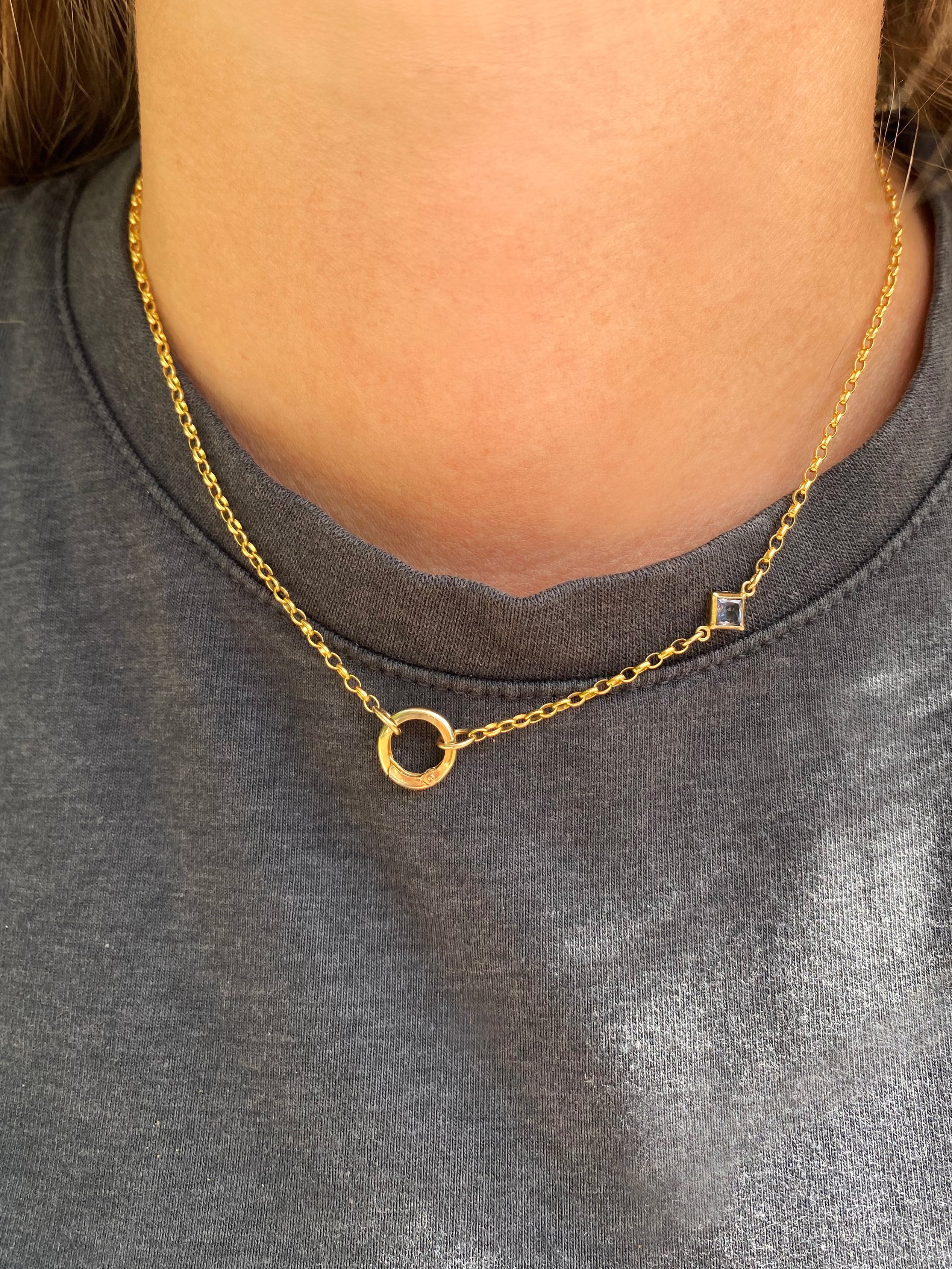 𓏲ּ𝄢 Celia Carabiner Necklace