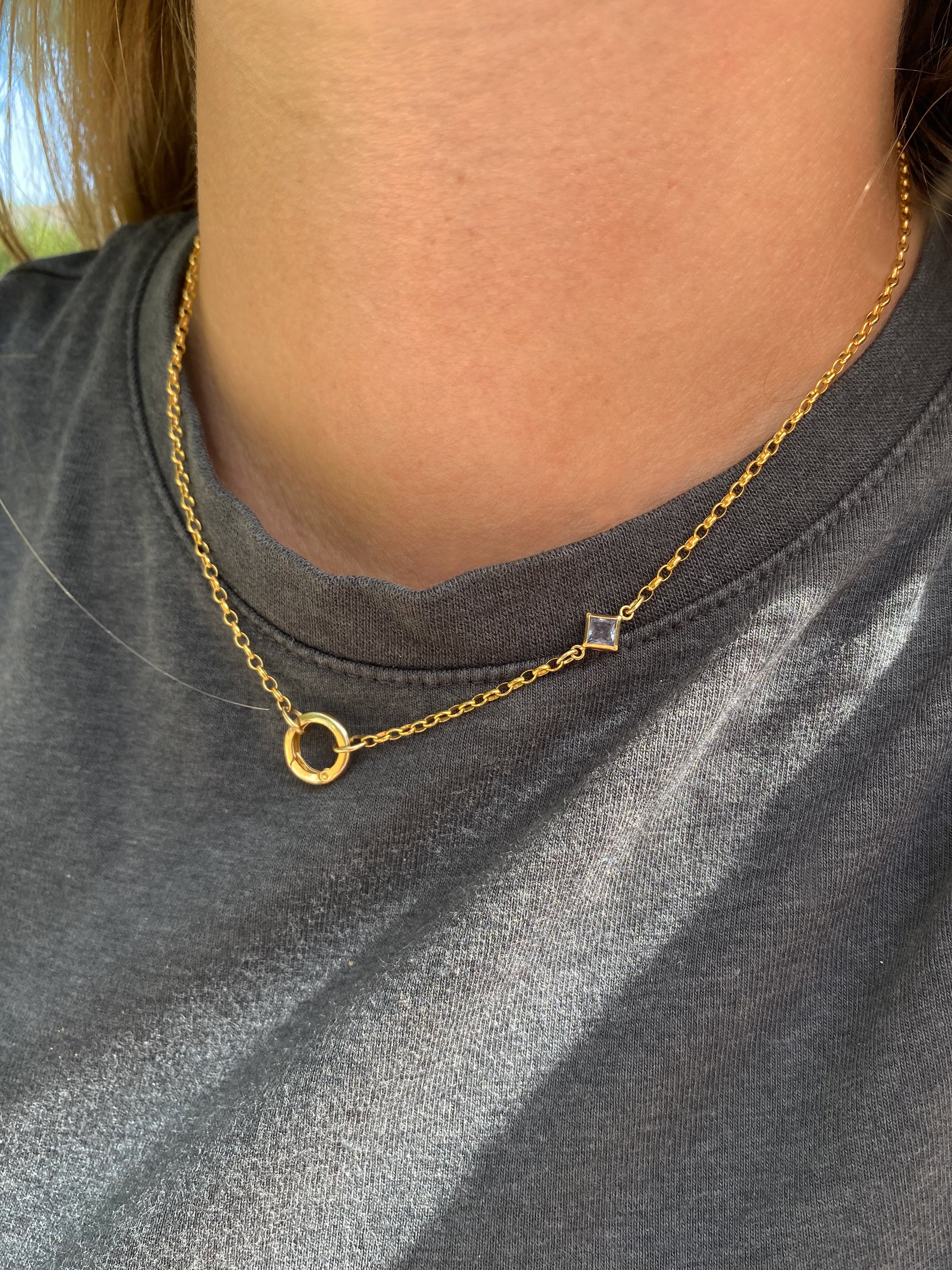 𓏲ּ𝄢 Celia Carabiner Necklace