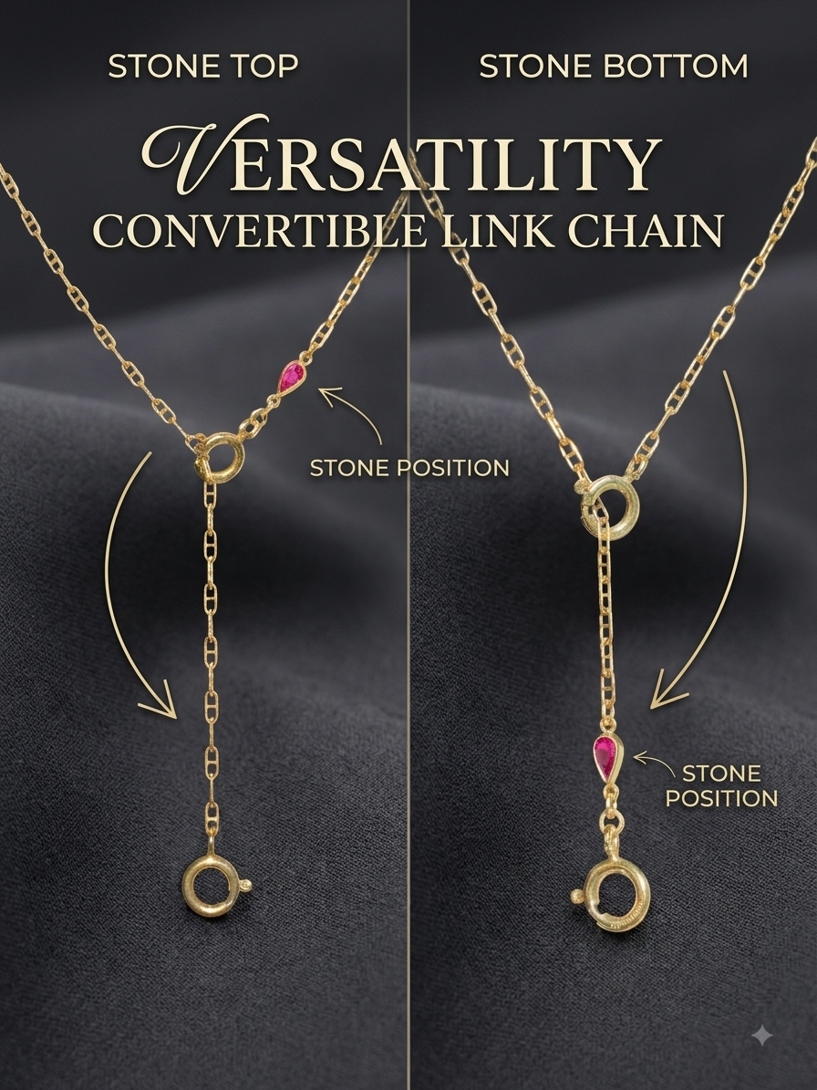 𓏲ּ𝄢 Victoria Anchor Lariat Necklace
