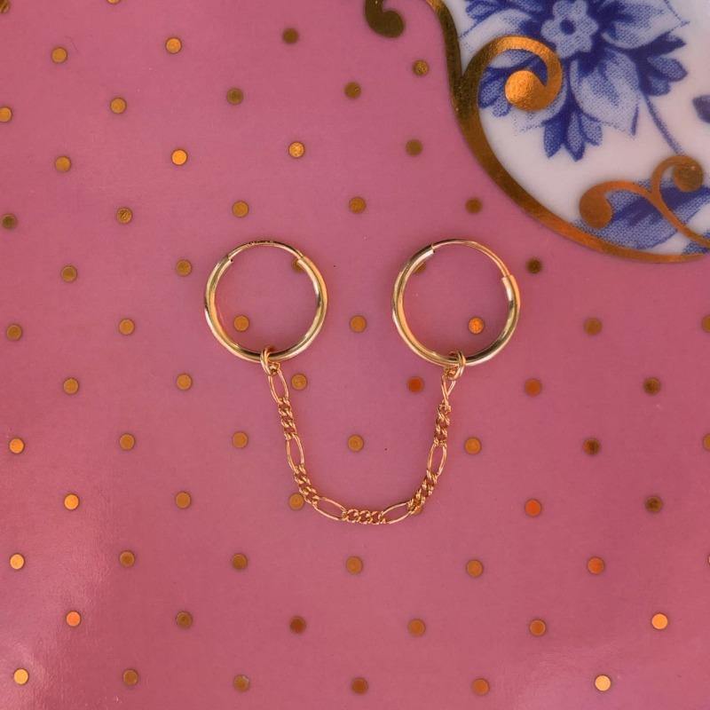 ∗ Double Figaro Hoops - lesdeuxjewelry