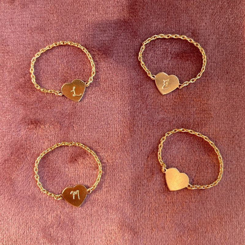 ෆ Hart ketting Ring