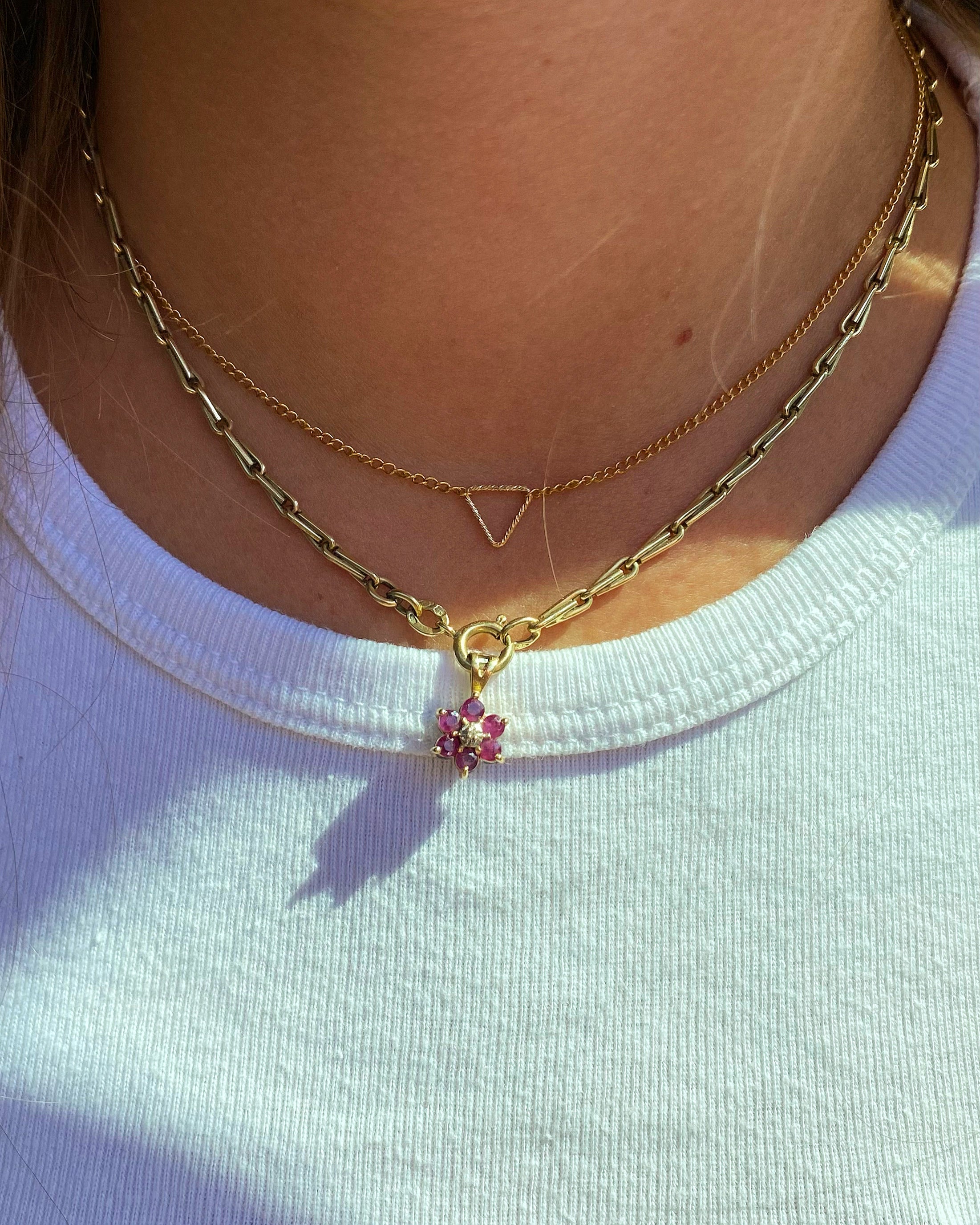 ∇ Triangle Necklace