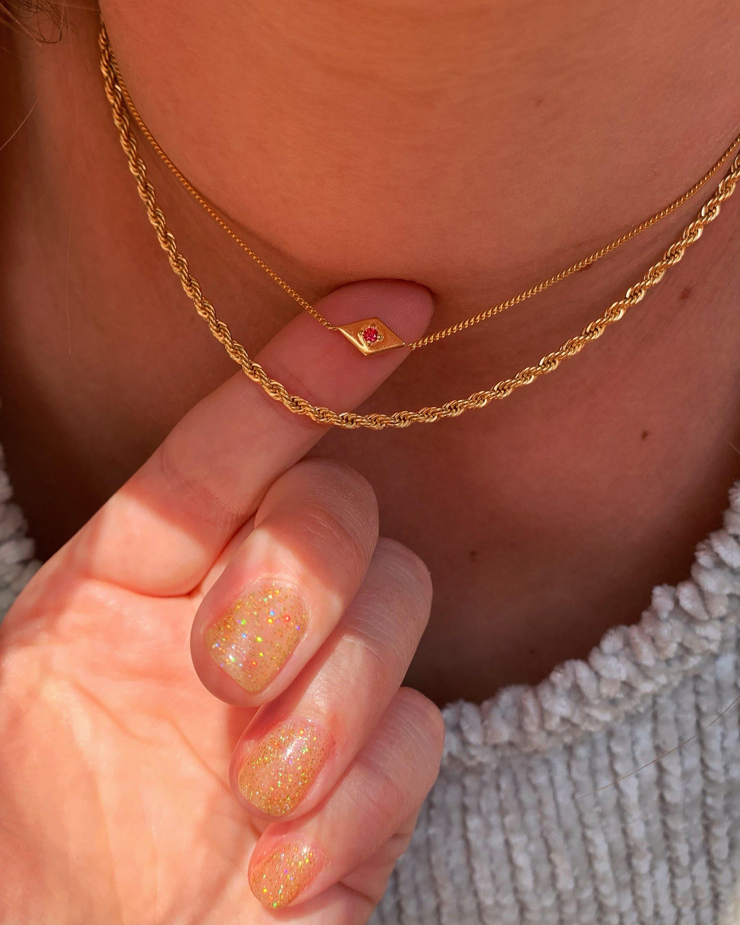✧ Rope Necklace - lesdeuxjewelry